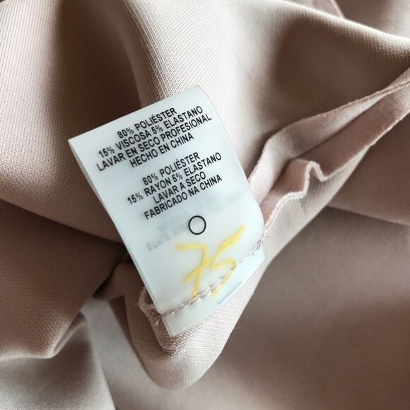 Elie Tahari Fluted Ponte Blush Pink Dress - Picture 6 of 6